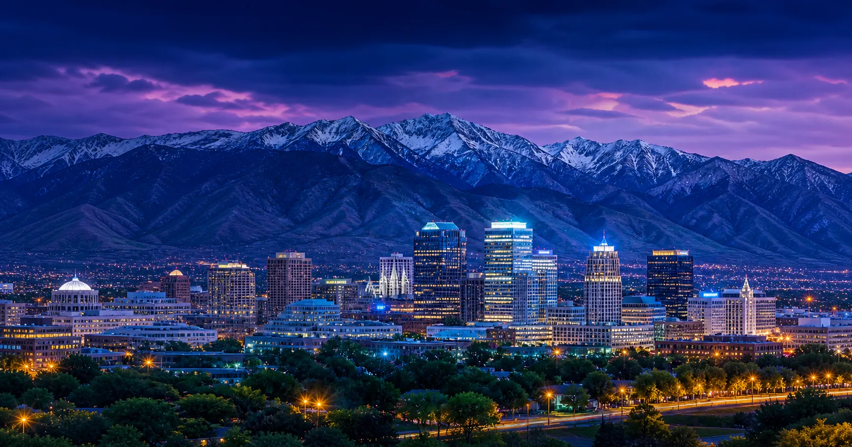 Salt Lake City skyline